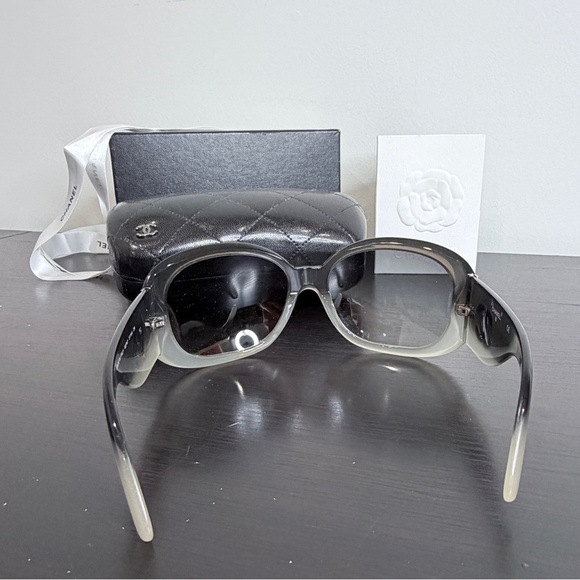 Chanel Black Gray Gradient Women\'s Sunglasses main image 12